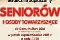 Międzynarodowy Dzień Seniora w Domu Kultury LSM