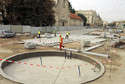Przebudowa placu Litewskiego: Tak prezentują się nowe fontanny (zdjęcia)