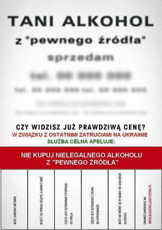 Ostrzeżenie! Śmiertelne zatrucia po spożyciu podrobionego alkoholu