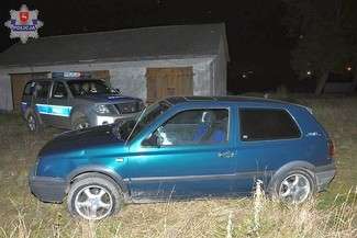 Powrót z baru skończył się pechowo. Kierowca ledwo stał na nogach