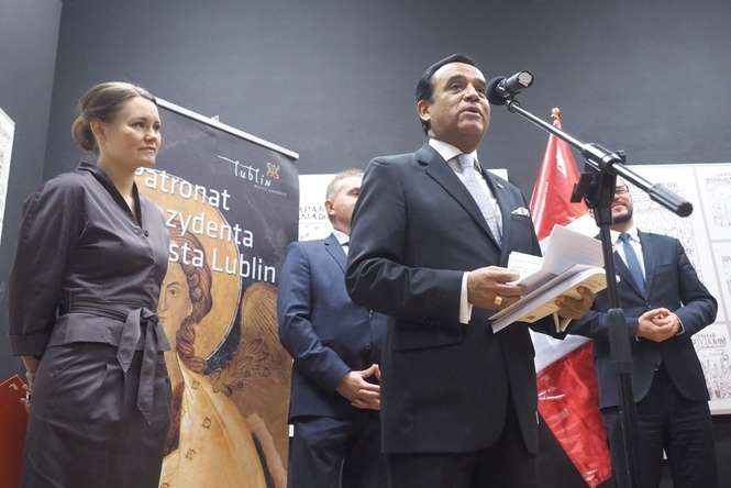 – Rząd Peru zdecydował, że Polska będzie pierwszym krajem, który przyjmuje wystawę, bo łączy nas długa współpraca w obszarze archeologii – podkreślił ambasador Alberto Salas Barahona, fot. Wojciech Nieśpiałowski