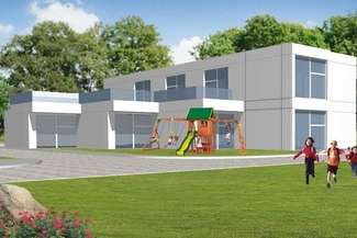W przyszłym roku Urząd Miejski w Paskach ma ogłosić przetarg na budowę przedszkola i żłobka. Po wyłonieniu wykonawcy i podpisaniu umowy ruszą prace budowlane. Fot. Wizualizacja Urząd Miejski w Piaskach