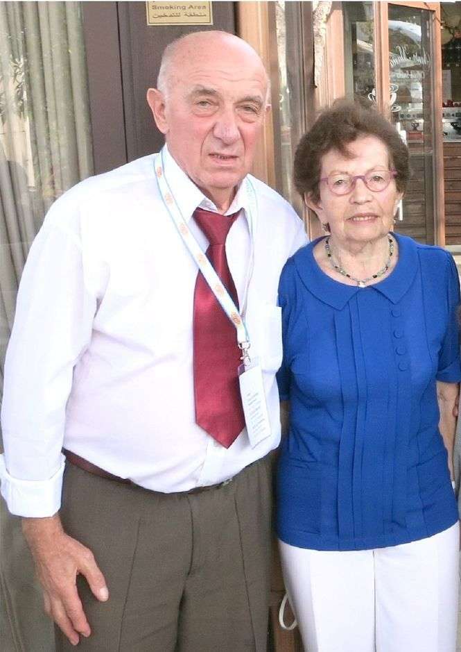 Edward Pieniak i Estera Borensztajn (Teresa Wiśniewska) spotkali się po 70 latach w Hajfie