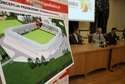 Władze miasta pokazały projekt nowego stadionu. Pierwszy etap budowy to trybuna wschodnia na ponad 3 tys. miejsc/ fot. E.Burda