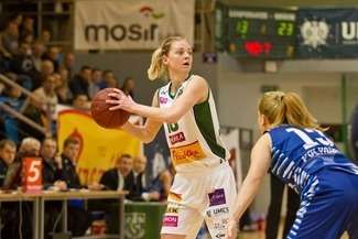 Olivia Szumełda-Krzycka rzuciła pięć punktów, fot. azs.umcs.pl