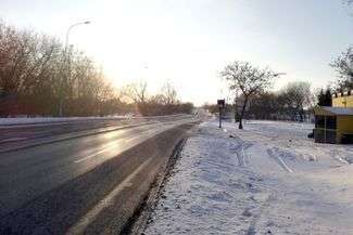 Przebudowany zostanie zachodni odcinek DK74 od al. 1 Maja (na zdjęciu)