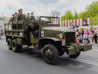 Pojazd GMC (fot. Maciej Szymczak)