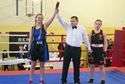 Gabriella Ryłło (w niebieskim stroju) wygrała rywalizację w kategorii wagowej 78 kg

