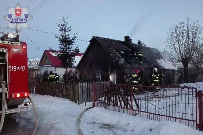 Pożar w miejscowości Lichty