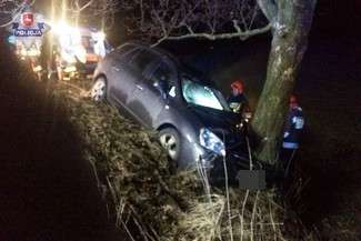 Wyjechał z zakrętu i stracił panowanie nad autem. Uderzył w drzewo i zginął