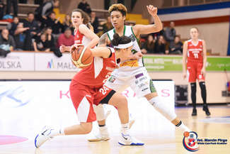 Pod nieobecność Tess Madgen na barkach Asii Boyd (w białej koszulce) będzie spoczywała dodatkowa odpowiedzialność