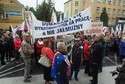 Październik 2016. Protest nauczycieli przeciwko reformie edukacji