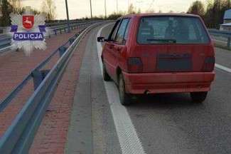 Mężczyzna ciągnął psa na lince holowniczej trzymanej w ręku