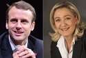 Według wstępnych wyników wyborów prezydenckich we Francji do II tury przejdą Emmanuel Macron i Marine Le Pen