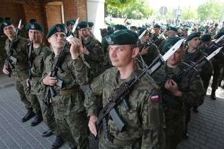 Pierwsza przysięga żołnierzy Wojska Obrony Terytorialnej