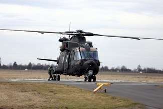 Prezentacja śmigłowca AW101 w PZL - Świdnik
