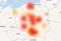 Awaria Orange - mapa przerw w dostępie do sieci