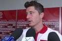 Robert Lewandowski: Cieszę się z bramek, ale najważniejsze są punkty (wideo)
