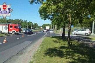 Pięć osób trafiło do szpitala po zderzeniu dwóch samochodów w Zamościu