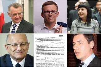 Janusz Grobel, Andrzej Wnuk, Agata Fisz, Krzysztof Żuk i Dariusz Stefaniuk