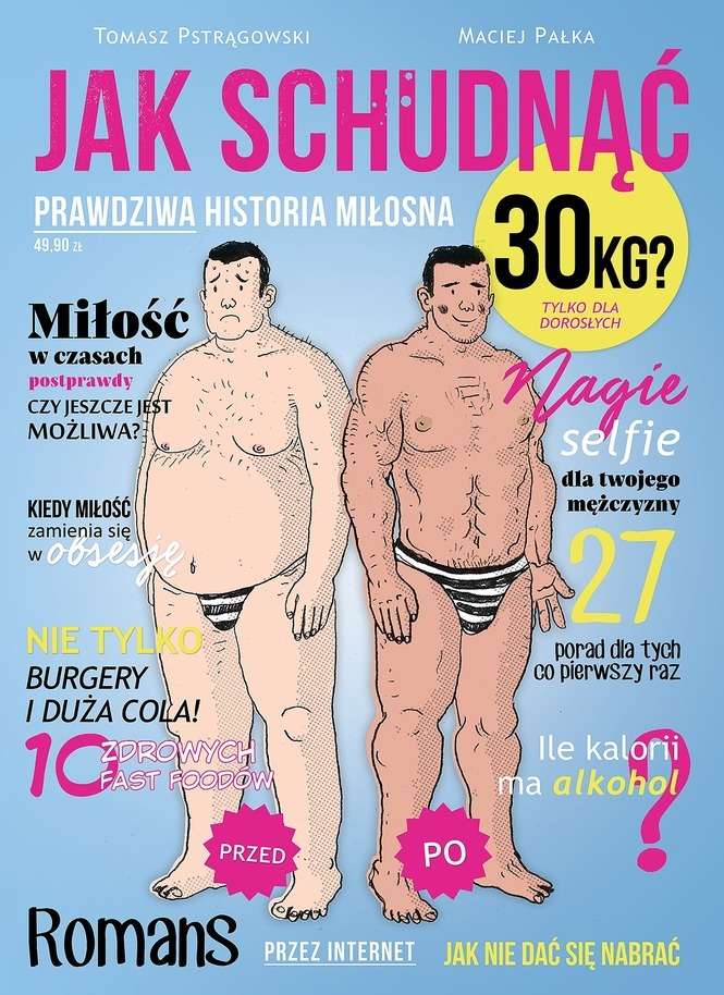 Okładka komiksu "Jak schudnąć 30 kg?"