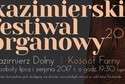 Startuje Kazimierski Festiwal Organowy 2017