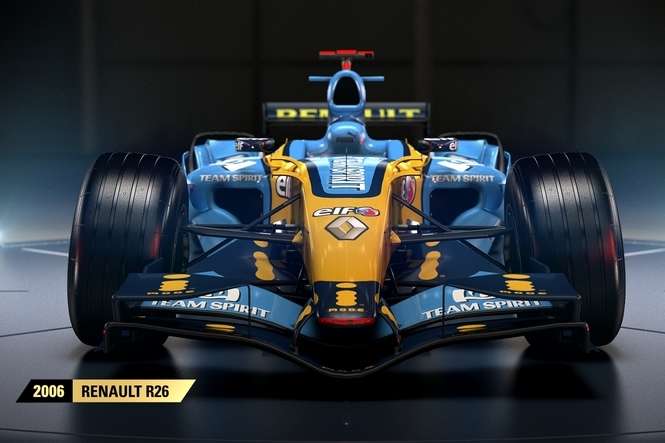 Renault R26 w grze F1 2017