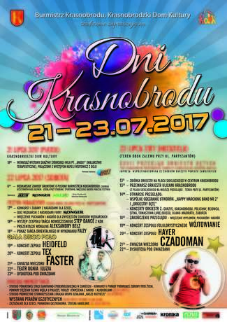 Dni Krasnobrodu 2017. Program koncertów i wydarzeń