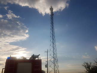 Bełżec: Wszedł na 52-metrowy maszt telefonii komórkowej