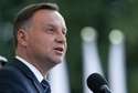 Prezydent Andrzej Duda podczas wtorkowych uroczystości w Warszawie