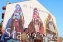 Sławatycze mają swój mural... z brodaczami