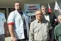 W środę związkowcy z COZL zaczęli protest. Noszą opaski i rozdają ulotki a na budynkach szpitala wywiesili flag