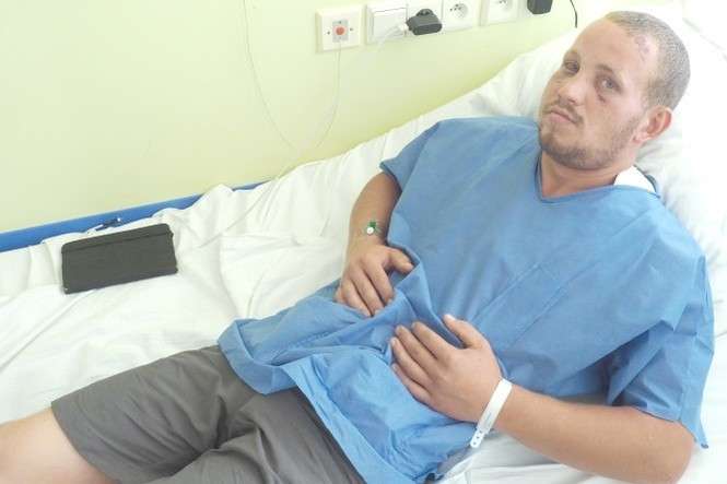 24-letni Yevhenii z Ukrainy leży w jednym z lubelskich szpitali. Czeka na operację pogruchotanej szczęki