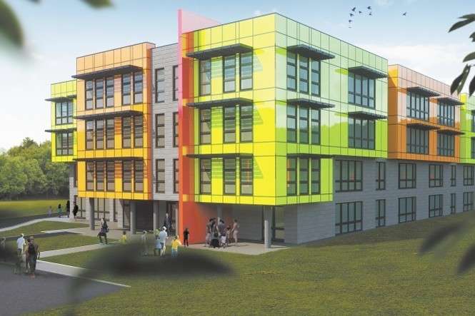 W planowanym budynku ma się znaleźć podstawówka dla 600 dzieci duże przedszkole i pomieszczenia dla domu kultury