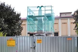 Zdjęcie wykonane przed zdjęciem orła