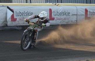 Wiktor Trofimow podczas czwartkowego treningu w Lublinie