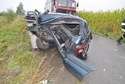 Zaparkował na poboczu, zginął. Tragiczny wypadek w pow. bialskim (zdjęcia)
