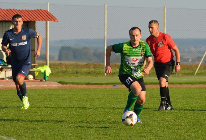 Kamil Droździel zdobył gola na 6:1 i przypieczętował wygraną swojej drużyny<br />
<br />
