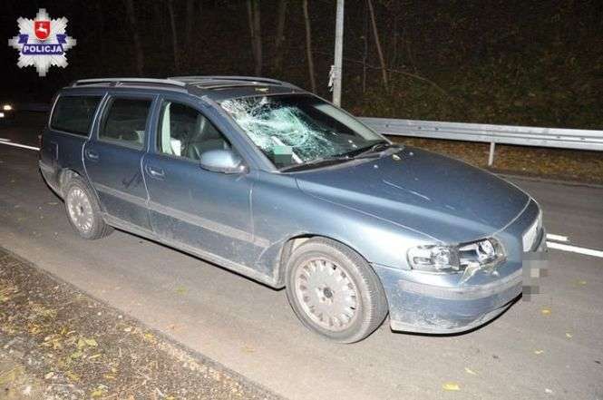 55-letni mieszkaniec Krasnobrodu został potrącony przez samochód marki Volvo