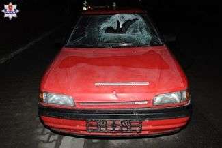 Potrącił rowerzystkę. Kobieta w szpitalu 