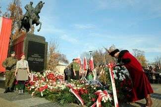 Obchody Narodowego Święta Niepodległości na pl. Litewskim w Lublinie