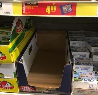 Odpowiedzią sieci Biedronka na tanie masło na Orlenie jest dwudniowa promocja - 4,99 zł za kostkę