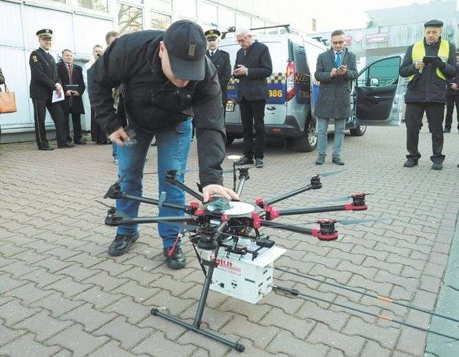 Dron będzie używany sporadycznie, wtedy gdy będzie duże stężenie najbardziej szkodliwych substancji w powietrzu