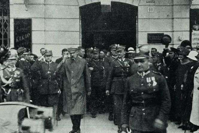 Józef Piłsudski na zjeździe Legionistów w Lublinie