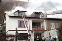 Pożar domu w Kazimierzu Dolnym