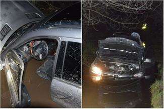 Zabrał cudze auto i wjechał nim do rozlewiska w lesie. Był pijany 