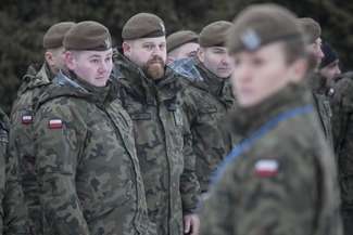 Lubelscy "terytorialsi" jadą na ćwiczenia do Wędrzyna [zdjęcia]