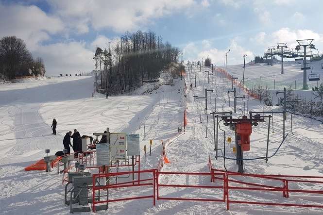 Stok narciarskich w Chrzanowie