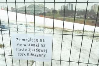 Wczoraj o jeździe nie było mowy. Mróz, który może to zmienić przewidywany jest w przyszłym tygodniu