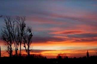Piękny zachód słońca w Zamościu [wideo]
